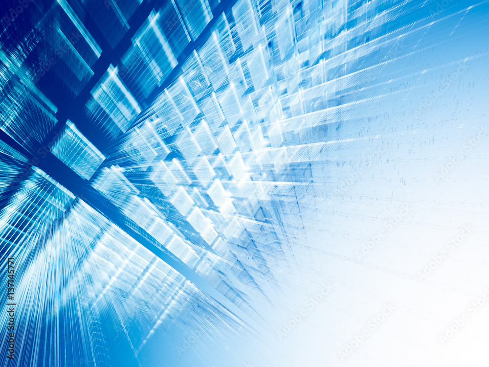 Poster abstract background element. fractal graphics series. three-dimensional composition of repeating tra
