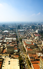 Fototapeta na wymiar Eje Central Lazaro Cardenas in Mexico City