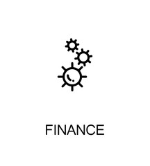 Finance flat icon.