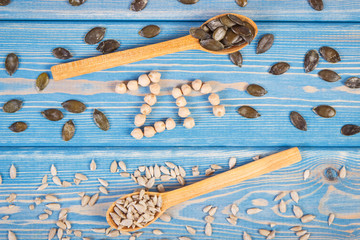 Products and ingredients containing zinc and dietary fiber, healthy nutrition