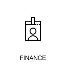 Finance flat icon.