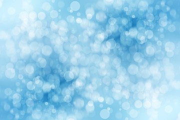 blue blur abstract background. bokeh christmas blurred beautiful shiny Christmas lights.