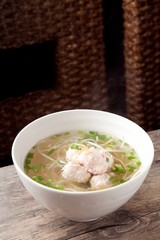 Fish paste rice noodles made with fresh seafood