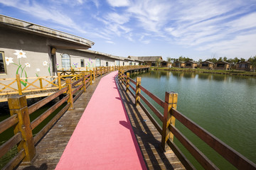 Fototapeta premium wooden houses