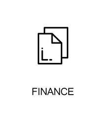 Finance flat icon.