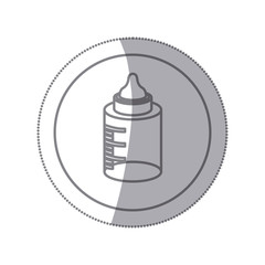 feeding bottle baby icon image, vectores illustration