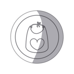 cloth baby icon image, vector illustration design