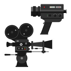 Video camera vector illustration.