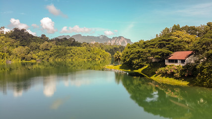 Rajjaprabha Dam A multipurpose dam to improve water supply and electric power development plan and Social Issue in Suratthani Thailand.