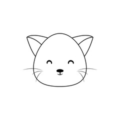Obraz premium cat Drawing Face