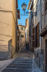 Casperia (Italy) - A delightful and quaint medieval village in the heart of the Sabina, Lazio region, during the holiday season