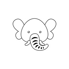 Elephant Drawing Face