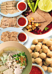 A collection of Vietnamese food