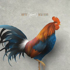Rooster - symbol Chinese New Year of 2017