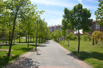 parque urbano en Logroño