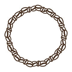 coffee grains icon image design, vector illustration