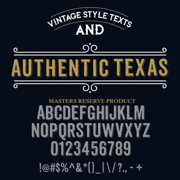 Texas Font Stock Illustrations – 1,368 Texas Font Stock