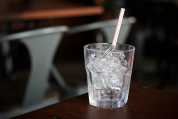 cola with ice ready for drink to make you fresh