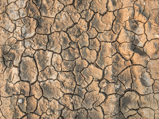 Barren crack dirt ground texture background