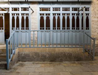 Changing rooms at historical traditional bathhouse (Hamam Inal)