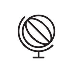 globe icon illustration