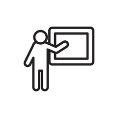 teacher icon illustration