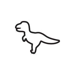 dinosaur icon illustration
