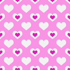 Pink Hearts element pattern for your design vector eps 10 background