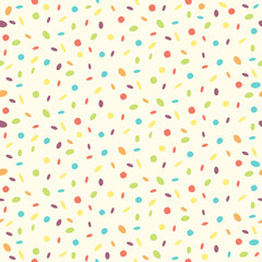 Confetti Pattern - Joyful confetti like seamless pattern for party and carnival designs
