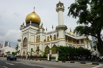 Fototapeta na wymiar シンガポール　アラブストリート　モスク