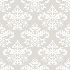 Elegant classic light pattern. Seamless abstract background with repeating elements