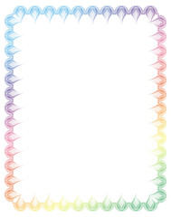 Gradient color abstract  frame. Raster clip art.