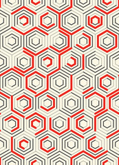 Seamless Hexagon Pattern