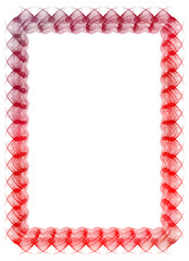 Gradient color abstract  frame. Raster clip art.