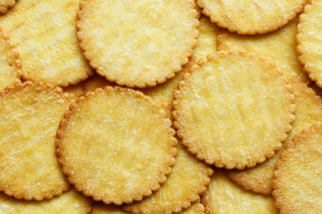 close-up of biscuits for background