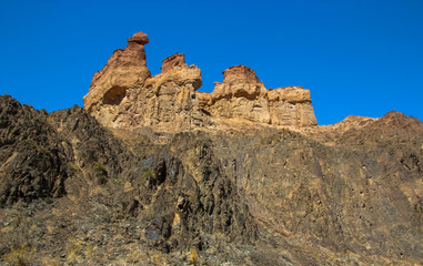 Fototapeta premium Charyn Canyon in Kazakhstan. The Valley of Castles