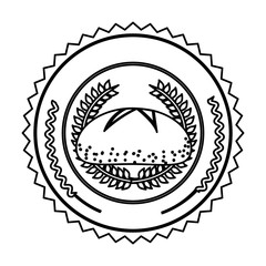 emblem breads symbol icon design, vector illustration
