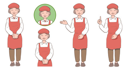 店員のおばさん