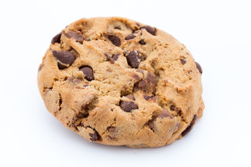 Cookies nuts on the  isolated on white background.