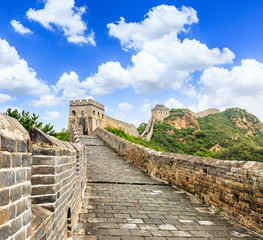 Beautiful and spectacular Great Wall of China