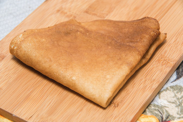 Buttercakes traditional for Russian pancake week