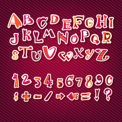 Love the alphabet with heart letters. I love you.