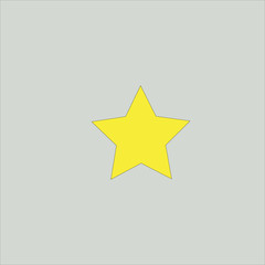 star icon flat design