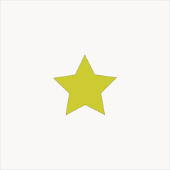 star icon flat design