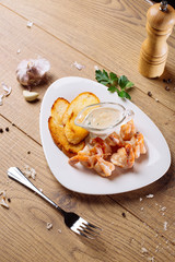 appetizer of shrimp