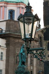 Fototapeta na wymiar Old lantern. Prague