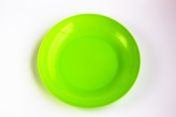 green ball isolated on white background
