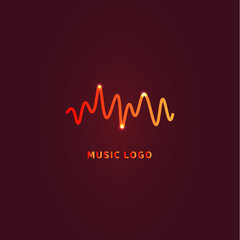 Colorful ui ux music equalizer sound waves. Audio electronic bar. Music waves logo. Dj vector illustration. Bright shiny light audio signal.