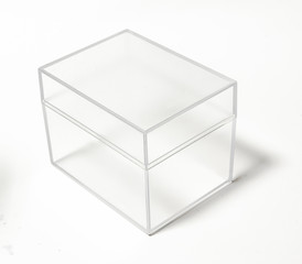 Transparent plastic box