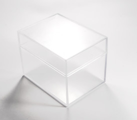 Transparent plastic box